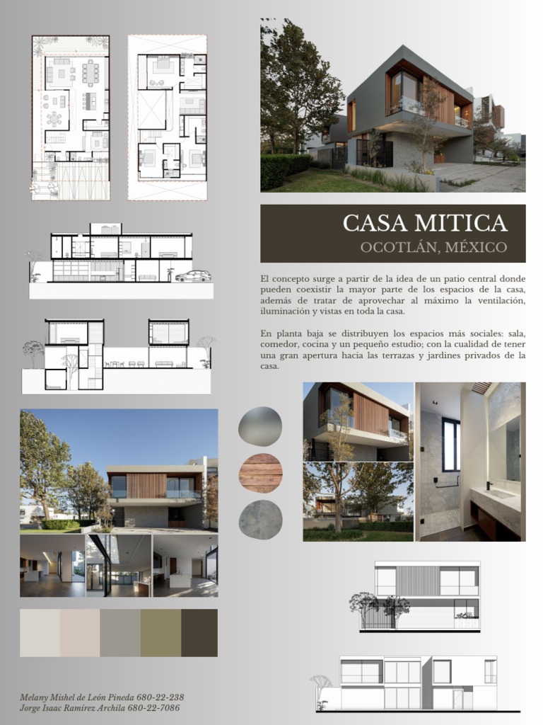 Casa Mítica: Diseño y Espacios Abiertos | PDF