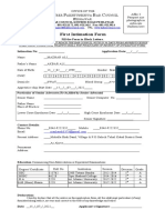 KP Bar Council Apprenticeship Intimation Form