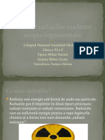 Efectele Radiaților Nucleare Asupra Organismului