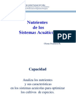 6 Nutrientes Sistemas Acuático