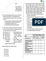 Ficha de Trabajo - Problemas Con Intervalos