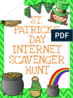 ST. Pat Rick'S DAY: Int Ernet Scav Enger Hunt