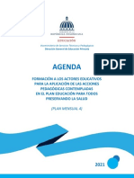 Agenda - Encuentro 01 de Marzo de 2021