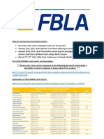 FBLA List of Important Dates 3