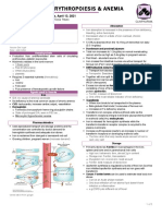 CLINPHARMA 6.01 Erythropoiesis and Anemia