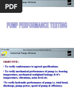 Pump Testing Presentation