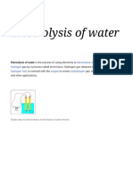 Electrolysis of Water - Wikipedia