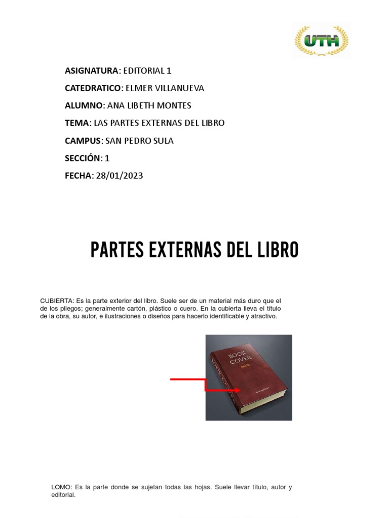 Partes Externas Del Libro | PDF