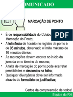 Comunicado Ponto