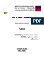 Guía de Laboratorio - Taller de Control y Automatismo (II-2018)