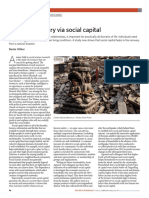 Disaster Recovery Via Social Capital: News & Views