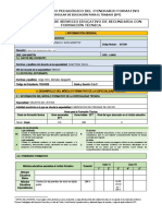 Modelo Lleno para Capacitacion Informe Tcnico Pedaggico - SFT - Formato - FINAL