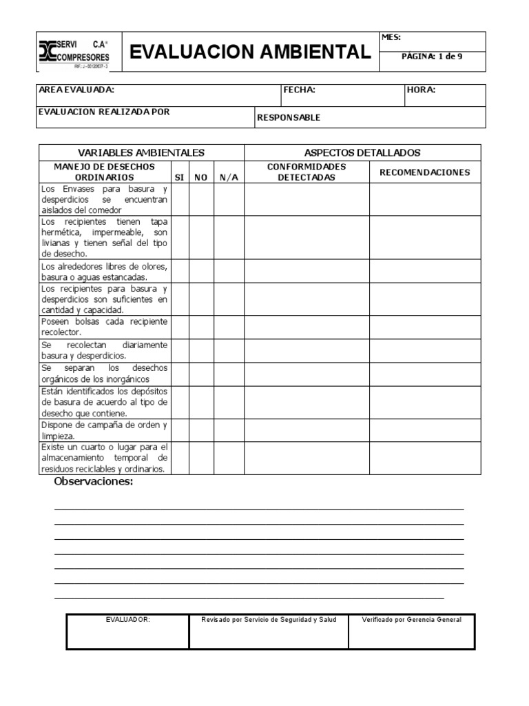 formato-evaluacion-ambiental-pdf-residuos-agua