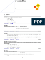 Equations Différentielles