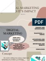 Digital Marketing and It's Impact