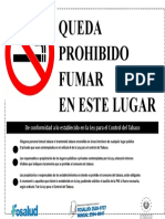 Prohibido Fumar Tabaco