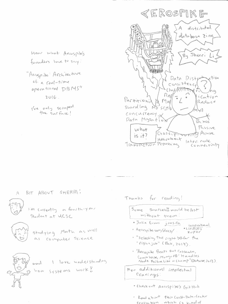 Aerospike a distributed database zine pdf