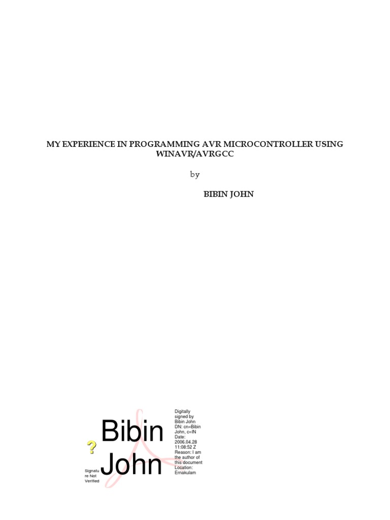 AVR | PDF