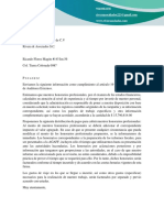 Carta Servicio Profesional