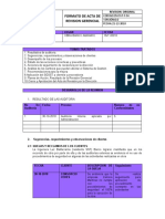 Acta de Revision Por La Gerencia en SST