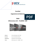 Diferencias LCD - PLASMA - LED