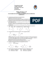 2021 - Guia de Ejercicios 9 - QOII - QyF - Sustitución en Carbono Alfa y Reacciones de Condesacion de Carbonilos