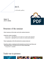 WE - 10 - Political Economy of Trade Policy - Case Study - US-China Trade War