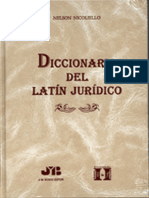 Diccionario Del Latín Jurídico - Nilson Nicoliello