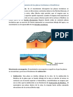 Tipos de Movimiento de Las Placas Tectónicas