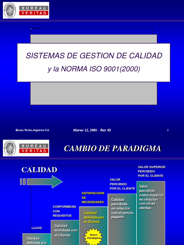 Curso de Sistema de Gestion de Calidad ISO 9001 | PDF | Calidad ...