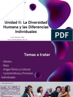 La Diversidad Humana y Las Diferencias Individuales 1era. Parte