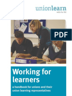 Working For Learners - ULR Handbook