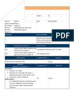 Phonics Ie - Lesson Plan