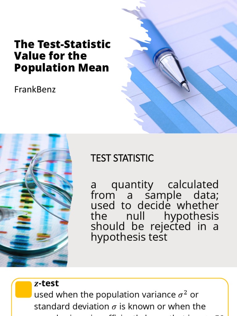 Computing Test Statistic | Download Free PDF | Statistical Hypothesis