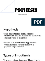 HYPOTHESIS