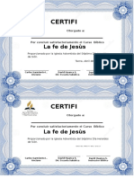 Certificado Fe de Jesus 4 PDF Free