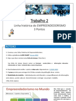 Trabalho 2 - Linha Histórica Do EMPREENDEDORISMO