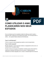 Como Utilizar o Anki Flashcards Nos Seus Estudos Carlos Ribeiro
