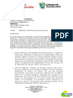 Modelo Oficio para Solicitar Documentos Jac - Doc Flora Pola