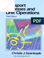 Transport Processes and Unit Operations - Geankoplis
