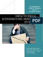 Impacto Social - Económico Del Desempleo en México