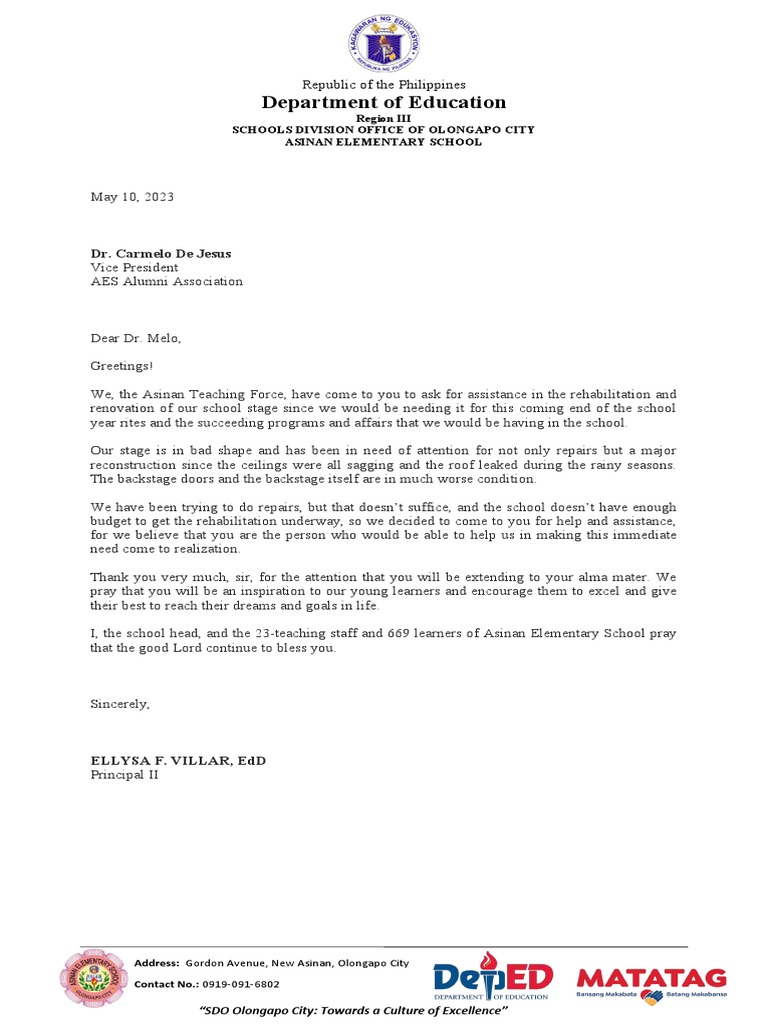 LETTER StageRequest PDF