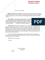 Carta de Presentacion Original