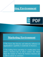 Marketing Environment: Presented by Prof. Ashish Bhalla