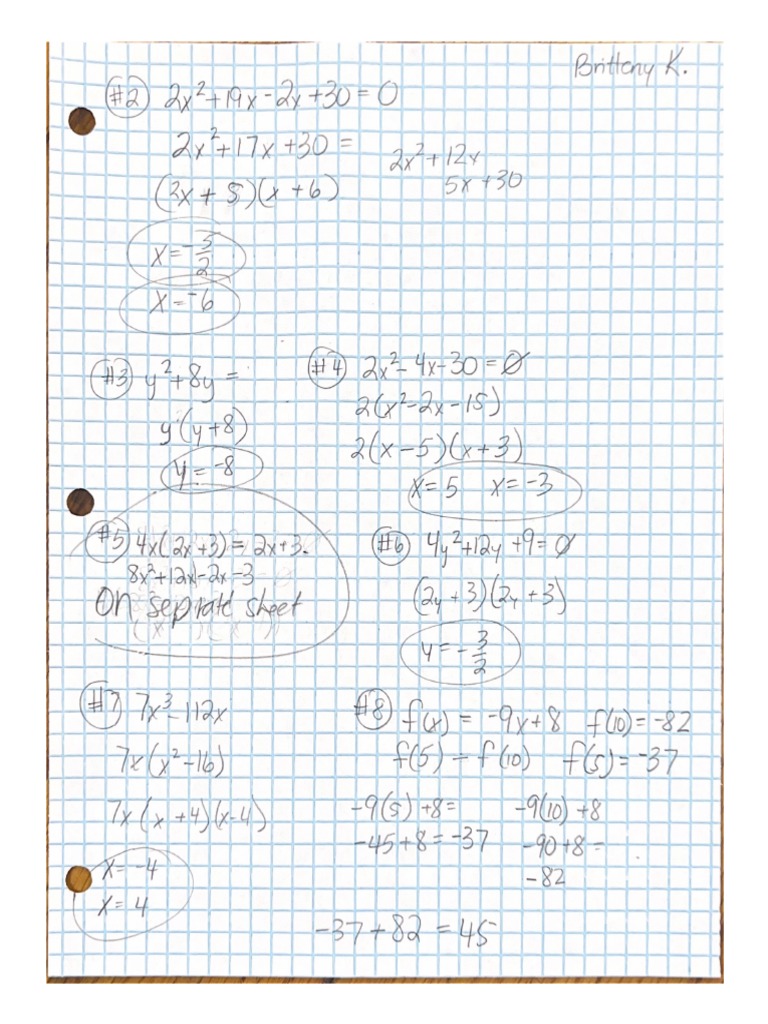 Math Test 1 | PDF