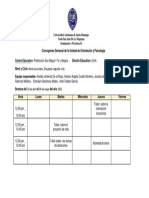 Cronograma Semanal