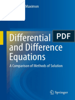 Differential and Difference Equations A Comparison of Methods of Solution by Leonard C. Maximon