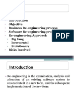 Objective Business Re-Engineering Process Software Re-Engineering Process Model Re-Engineering Approach