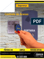 Procedimentos de utilização da eclusa e portões de acesso