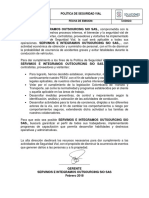 1.4.1. Politica de Seguridad Vial